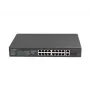 Lanberg RSFE-16P-2C-150 Unmanaged PoE+ Switch, 16x 10/100 PoE+, 2x Gigabit-Combo, 150 W, 1 HE Rack