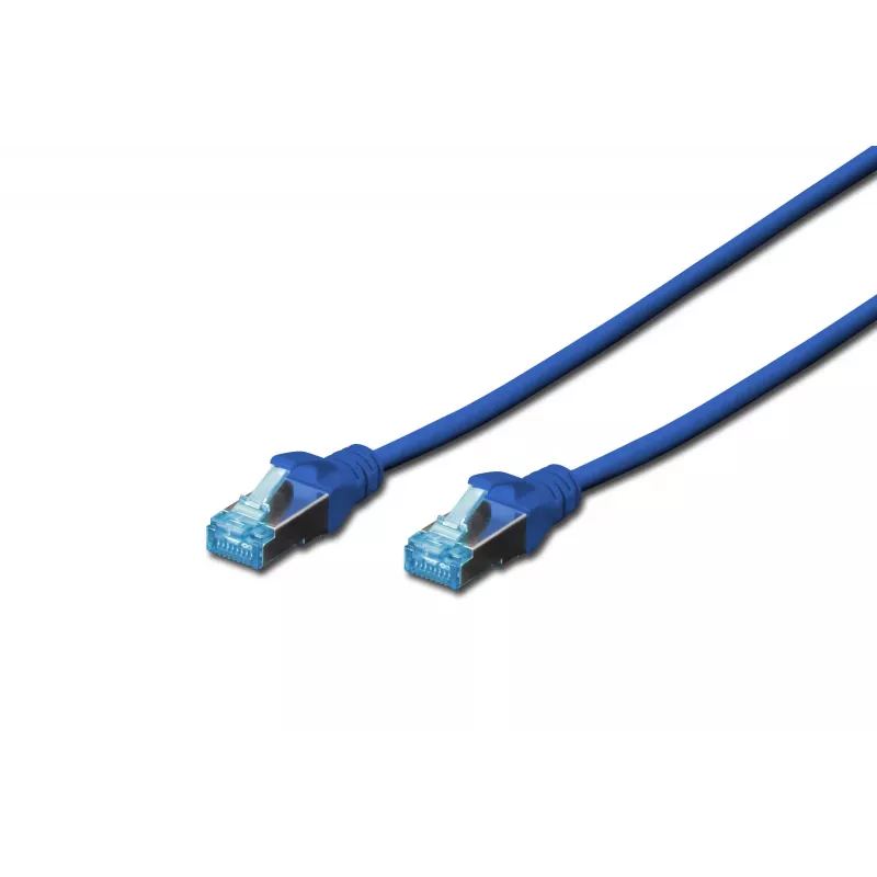 Netzwerkkabel Digitus CAT 5e SF/UTP RJ-45 Cat5e 1 m Blau