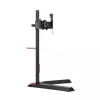 White Shark GMS-3202 RHAMSES-II Dual-Monitor-Tischhalterung, 17-27 Zoll, 2x7 kg, VESA 75x75/100x100