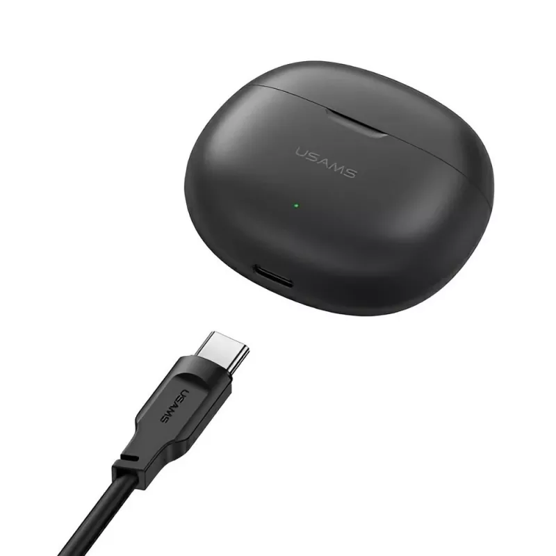 Kopfhörer Usams BHUYO01 Bluetooth-Kopfhörer 5.3 TWS Rhymbo schwarz