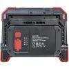 Wiha 45698 Akku-Baustrahler, 30 W, Schwarz/Rot