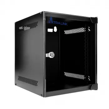 EXTRALINK LITE 6U 10 280X310 WANDMONTIERTES RACKSCHRANK SCHWARZ