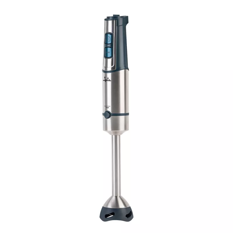 Jata JEBT1854 Stabmixer, 1500 W, 14500 U/min, Edelstahlmesser, Turbo, Edelstahl / Grau