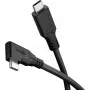 Goobay USB-C-Kabel 90° USB4 2 m schwarz - 100 W 40 Gbit/s Power (79431)