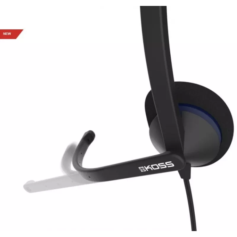 Koss CS200 USB-Headset Kabelgebundenes Kopfband Telefonate/Musik USB Typ-A Schwarz