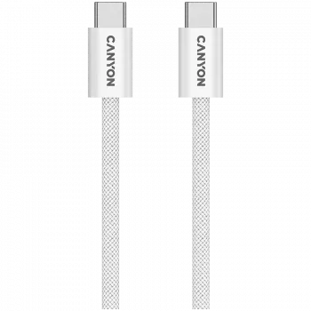 CANYON Kabel OnWire 60MG C-C 60W Magnet Geflochten 1m Weiß