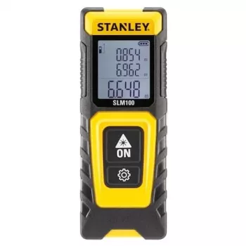 Entfernungsmesser STANLEY SLM100 — Laser-Reichweite 30 m, kompaktes Handmessgerät