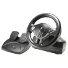 Lenkrad + Pedale Subsonic SV200 Schwarz Grau USB 180°-Rotation