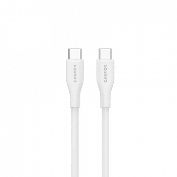 CANYON Kabel CC60SC10 C-C 60W 1m Silikon Weiß