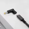 Akyga AK-ND-C01 Ladeadapter USB-C auf DC 5,5 x 2,5 mm für Notebooks, 18,5-20 V, 100 W