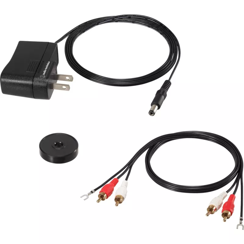 AT-LPW40WN, Plattenspieler Schwarz/Holz, Integrierter Phono-Vorverstärker, Manueller Betrieb