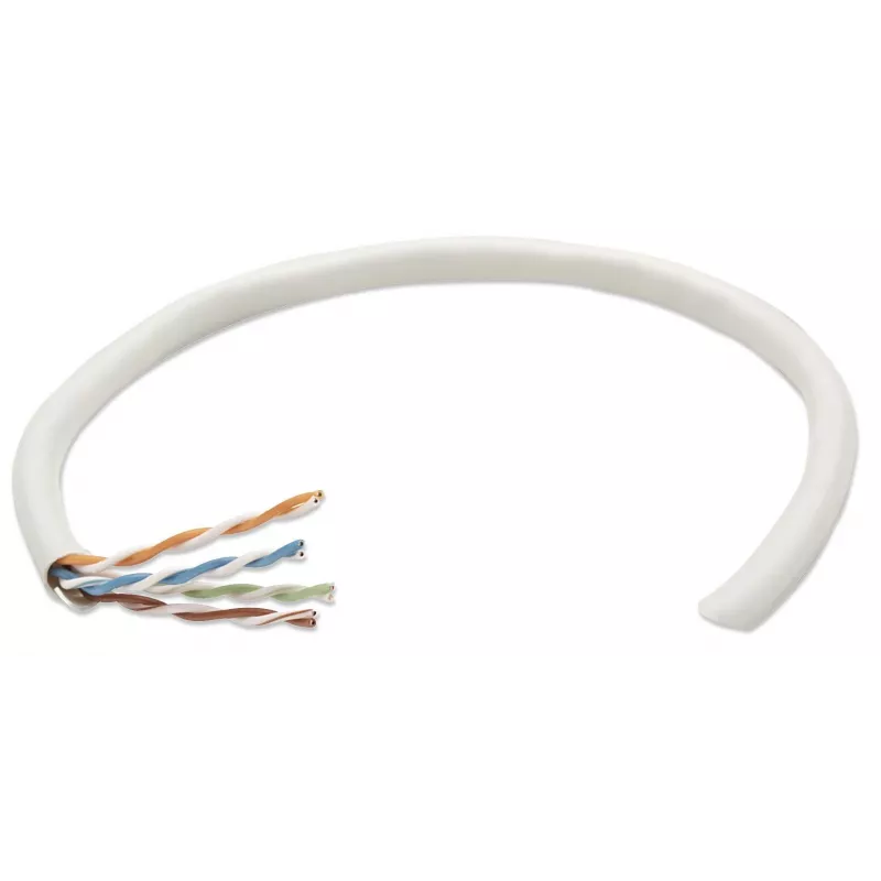 Intellinet 362320 Cat5e U/UTP Installationskabel, starre Ader, CCA, 305 m, grau