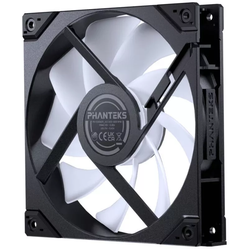 Phanteks M25 Gen2 PWM D-RGB 140mm Gehäuselüfter - Schwarz
