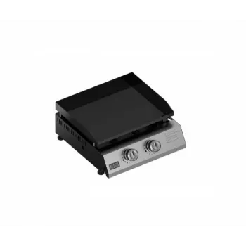 Gasgrill Black & Decker BXOP4900E — 2-Brenner, 450×360 mm Grillfläche, Edelstahl, Drehregler
