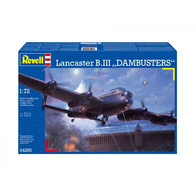 Revell Lancaster B. III Dambusters (04295) 1:72 Maßstab Flugzeug Plastikmodellbausatz