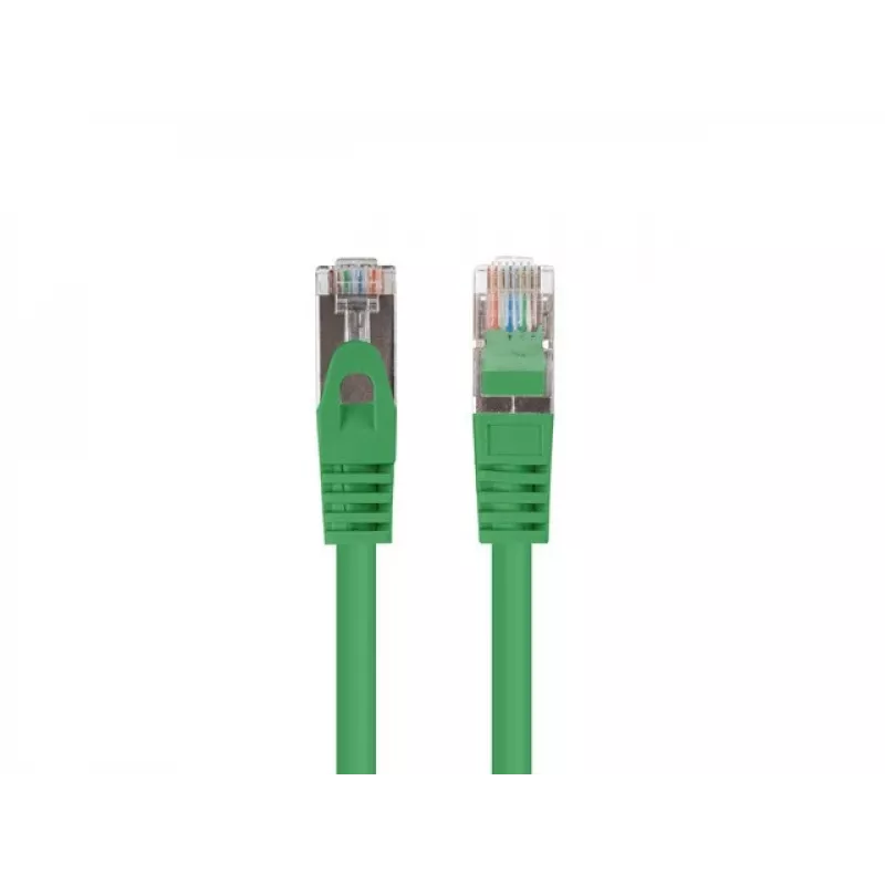 Lanberg PCF6-20CC-0100-G Cat.6 F/UTP Patchkabel, 10er-Pack, 1 m, Grün