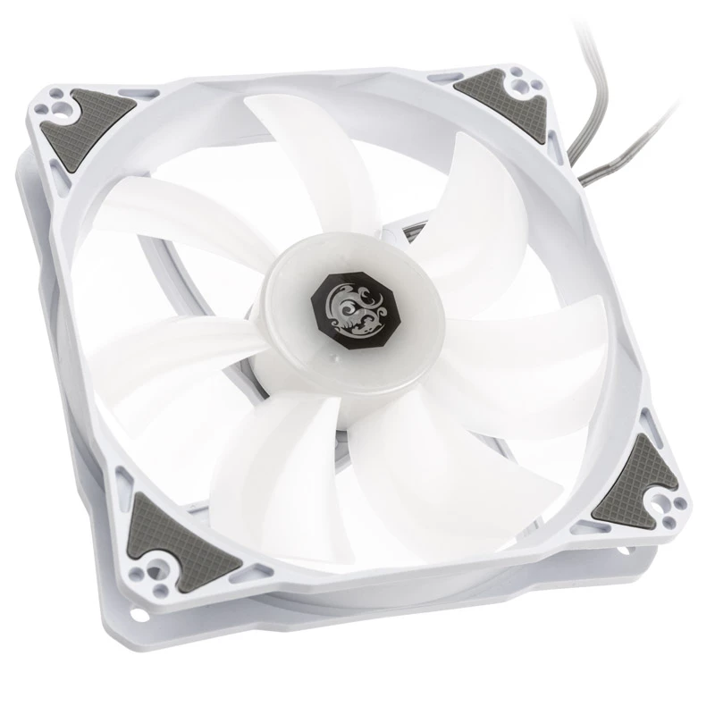 Gehäuselüfter BitsPower Notos RGB PWM 120mm weiß, 3er-Pack