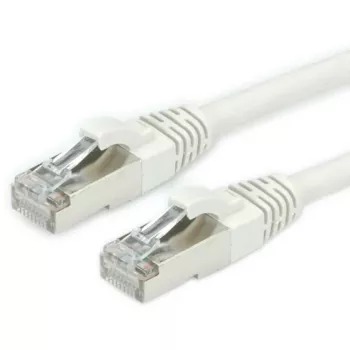 Roline - Patch-Kabel - RJ-45 (M) auf RJ-45 (M) - 2 m - SFTP, PiMF - CAT 6a - halogenfrei, vergossen, rastnasenschutz - grau