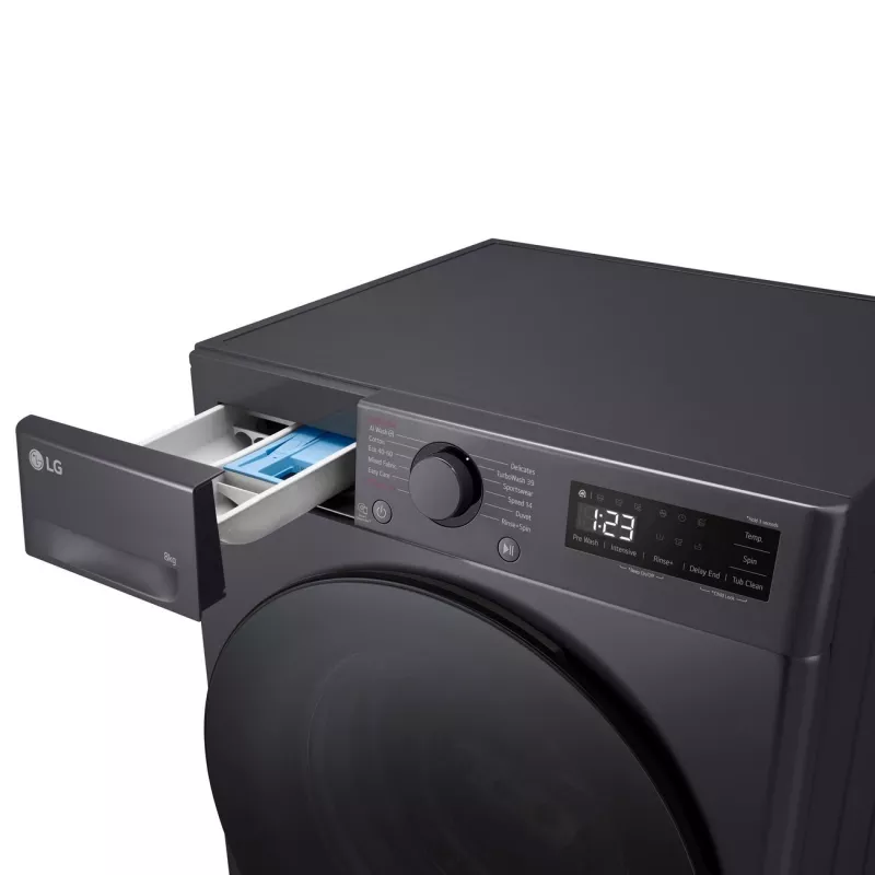 Waschmaschine LG F2WR508S2M — Frontlader, 8 kg, 1200 U/min, A…
