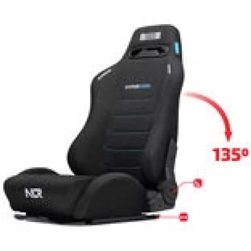 Rennsitz Next Level Racing ERS3 HYPERCOOL belüftet schwarz — Sim-Racing-Cockpit-Sitz