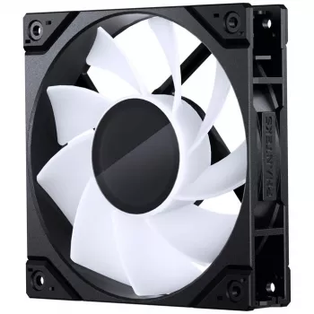 Phanteks M25 Gen2 PH-F120M25R_G2_DBK01 120-mm-PWM-D-RGB-Gehäuselüfter, Reverse Airflow, schwarz