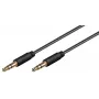 Microconnect AUDLL05 Audiokabel 0,5 m 3,5 mm Schwarz