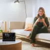 Manta MTO200B Windy Smart Wetterstation mit Außensensor, Wi-Fi, Schwarz