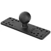 RAM Mounts RAM-111BU universelle Kugelhalterung für Marine-Elektronik, 1,5″ Kugel Größe C, 6,25 x 2″ Platte