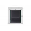 Wandmontage-Schrank DIGITUS Dynamic-N 12U, 19 Zoll, 600x450 mm (BxT), IP20, Schlüsselschloss, unmontiert