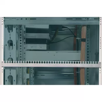 Digitus DN-19 ORG-1000P Kabelhalteschiene für 19-Zoll-Schränke, Schwarz