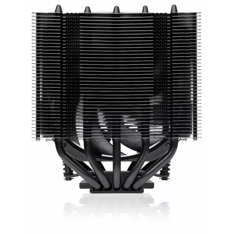 Noctua NH-D12L chromax.black CPU-Luftkühler, 120 mm, Aluminium, schwarz, 450–2000 RPM, 22,6 dBA