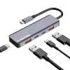 Canyon DS-18 - USB-C Hub - 5 Ports - 1x USB-C 5V DC Laden - 2x USB-C - 10 Gbit/s - 2x USB 3.2