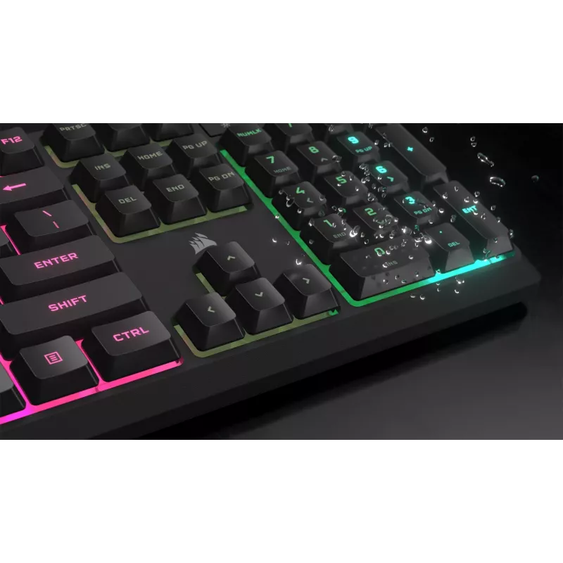 Corsair CH-9226D65-DE Tastatur Gaming USB QWERTZ Deutsch Grau