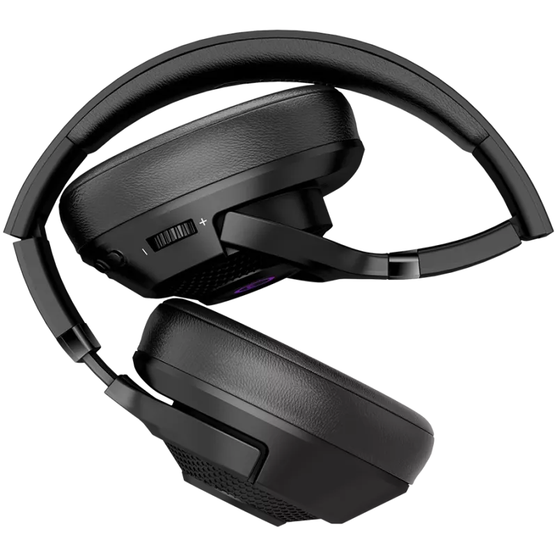 Lorgar Noah 702 (LRG-GHS702) kabelloses Gaming-Headset, Bluetooth 5.3, USB-Empfänger, 3,5 mm AUX, 40-mm-Treiber, 1000 mAh, RGB, Schwarz