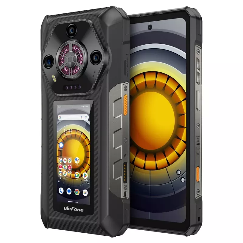 Ulefone Armor 30 Pro 5G UF-A30P Smartphone, 6,95 Zoll, 16 GB RAM, 512 GB, IP69K, Android 14, 12800 mAh, Schwarz