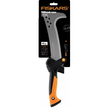 Fiskars 1051233 Handsäge Bügelsäge 23 cm Schwarz, Orange, Silber