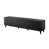 RTV-Schrank BARI 200x42x52 matt schwarz