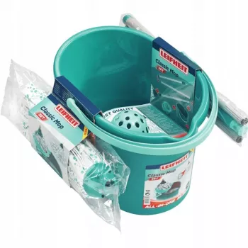 Bodenreinigungsset Leifheit Classic Mop (Modell ) Bodenwischer mit Wechselbezug