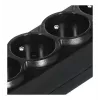 EVER Classic T/LZ09-CLA030/0000 Überspannungsschutz, 5 Steckdosen, 3 m, 250 V, Kindersicherung, LED, schwarz