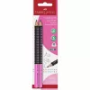 FABER-CASTELL Bleistift Jumbo Grip Two Tone 2xBS BK