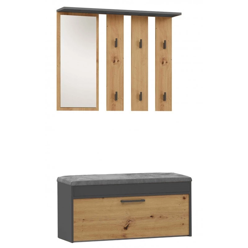 Topeshop GAR PARMA ANT/ART entryway Schrank