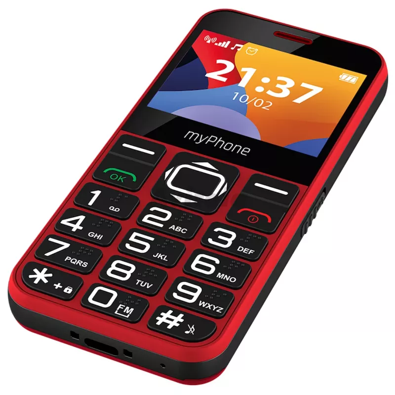 myPhone Halo 3 Handy, 2,31 Zoll IPS, Single SIM, 1000 mAh, Rot