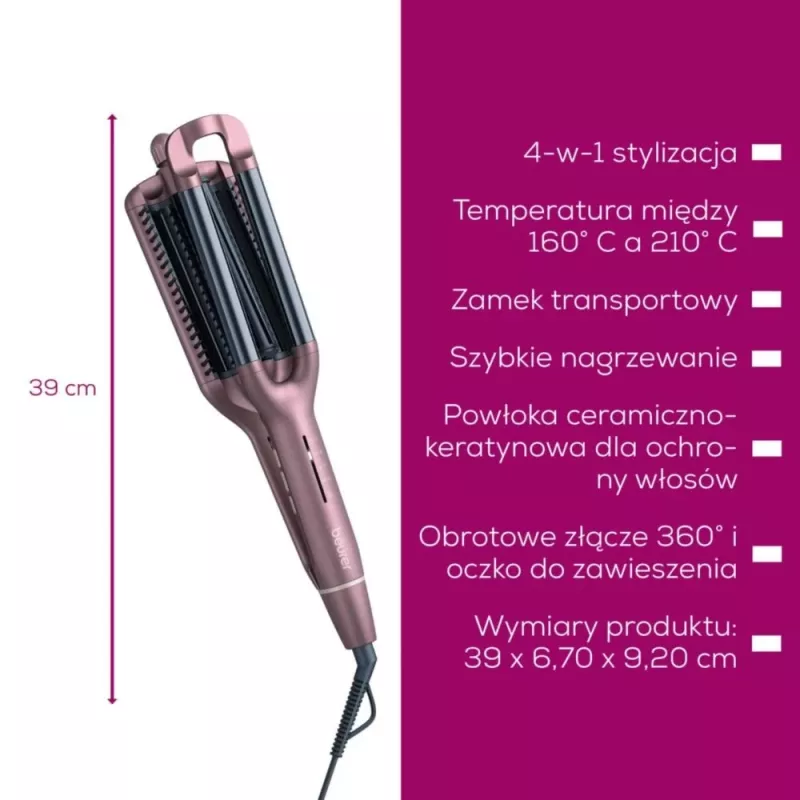 Haarstyler Beurer HT65 2-in-1 Locken- und Glättungstool, Modell HT65