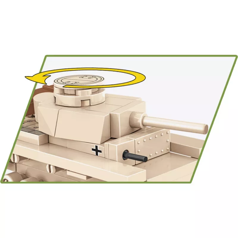 Bauset Cobi Panzer III Ausf.L — 103 Teile, empfohlenes Alter 6+, beige