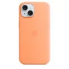 Apple iPhone 15 Silicone Case mit MagSafe – Orange Sorbet