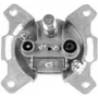 TV-Koaxial-Anschlussdose Televes SD33ST-DC Silber zur Wandmontage