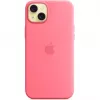 Apple MWNE3ZM/A iPhone 15 Plus Silikon Case mit MagSafe, Rosa