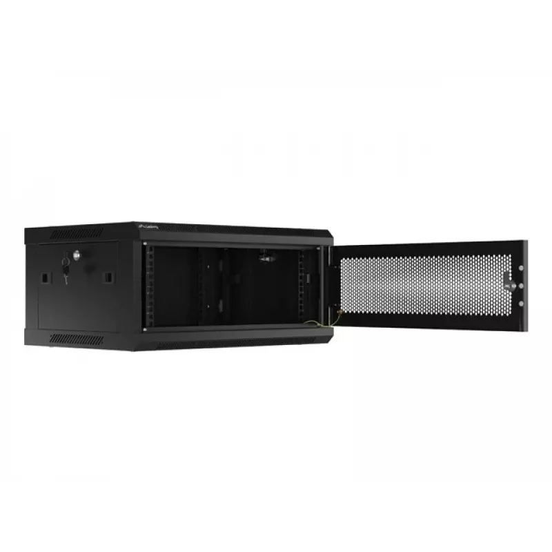 Lanberg WF01-6404-23B Rack-Schrank 4U Wandmontage Schwarz