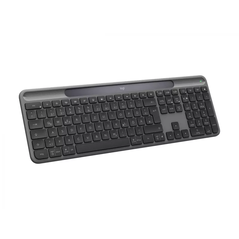 Logitech Signature Slim Solar+ K980 kabellose Tastatur, deutsches QWERTZ, Graphit