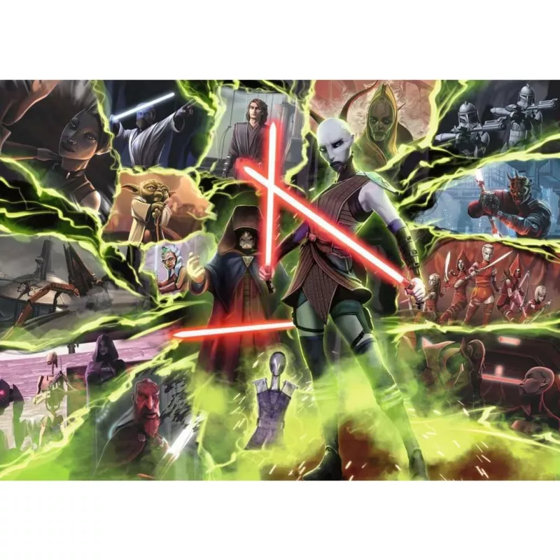 Puzzle Ravensburger Asajj Ventress 1000 Teile